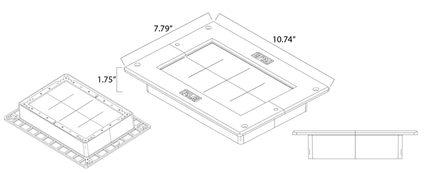 GRM-6X9 Line Drawings with Dimensions